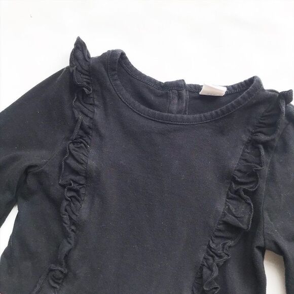 Babygap tartan plaid skirt/solid mix dress GUC 5T - Picture 2 of 6